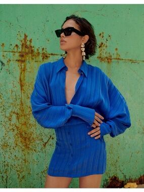 rat and boa shirt dress Ember Shirt Dress